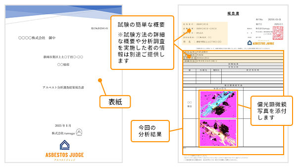 分析結果報告書